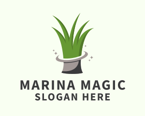 Magic Grass Garden logo design