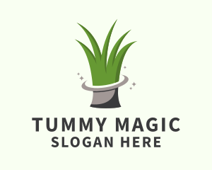 Magic Grass Garden logo design