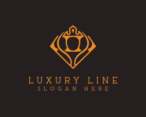 Luxury Crown Diamond logo design