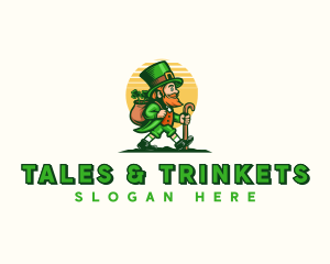 Leprechaun Folklore Clover logo