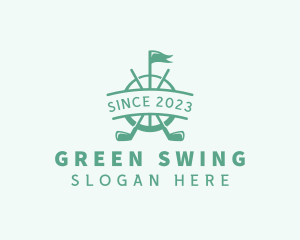 Golf Club Flag logo