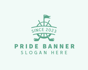 Golf Club Flag logo