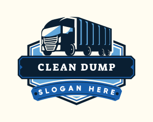 Dump Truck Vehicle logo design