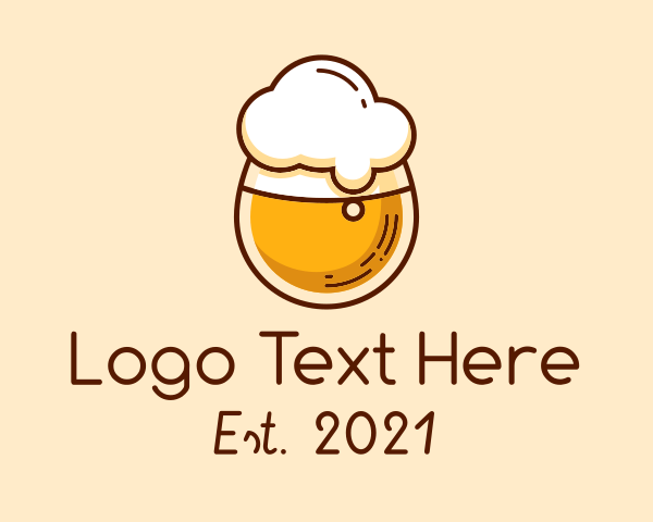 Beer Bottle logo example 4