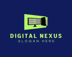 Digital Computer Setup logo design