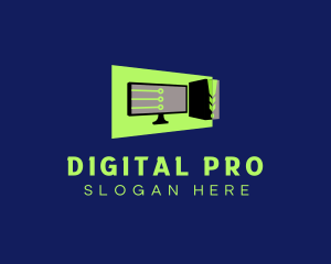 Digital Computer Setup logo design