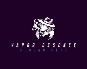 Smoking Sexy Vapor logo design