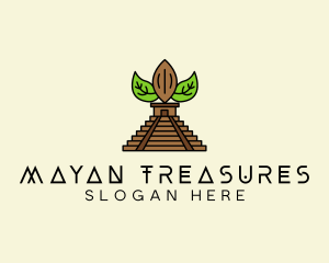 Mayan Pyramid Coffee logo