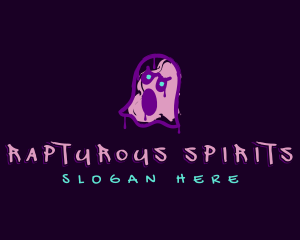 Graffiti Ghost Spirit logo design