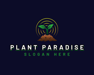 Leaf Plant Seedling logo design