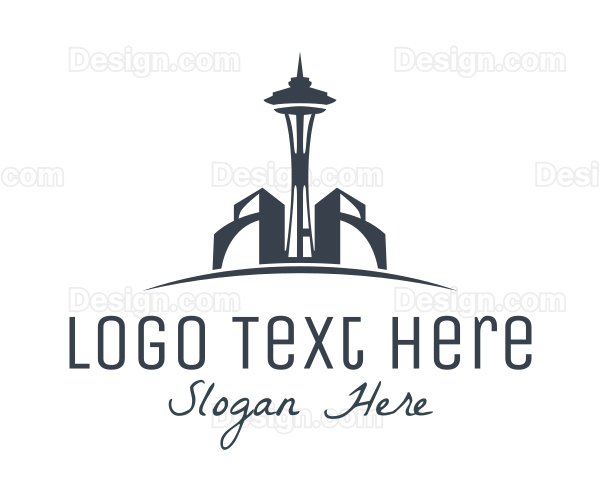 Seattle Tower Architecture Logo