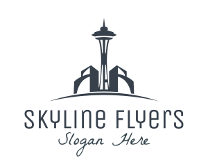 Seattle Tower Architecture logo design