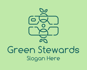 Green Fruit Camera logo design