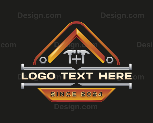 Roof Hammer Handyman Logo