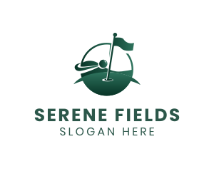 Golf Course Field logo design