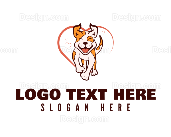 Playful Dog Veterinary Logo