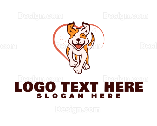 Playful Dog Veterinary Logo