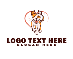 Playful Dog Veterinary Logo