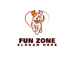 Playful Dog Veterinary logo design