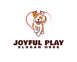 Playful Dog Veterinary logo design