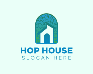 Green Tree House logo design