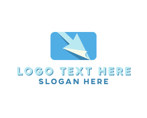 Blue Paper Cursor Logo