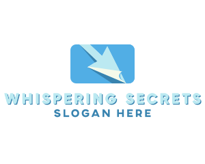 Blue Paper Cursor Logo