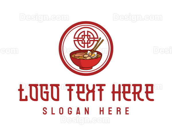 Chinese Noodle Restaurant Logo