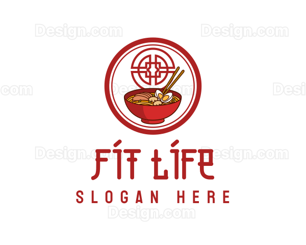 Chinese Noodle Restaurant Logo