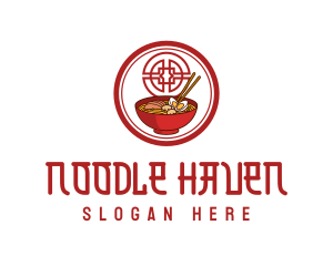Chinese Noodle Restaurant logo design