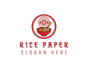 Chinese Noodle Restaurant logo design