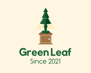 Pine Tree Lampshade logo design