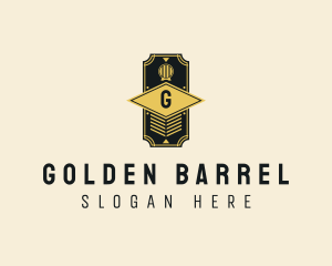 Whiskey Liquor Barrel logo