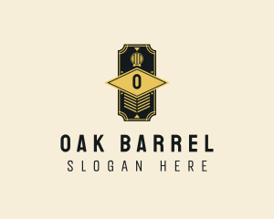 Whiskey Liquor Barrel logo design