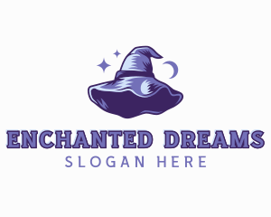 Magical Witch Hat logo design