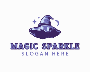 Magical Witch Hat logo design