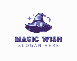 Magical Witch Hat logo design