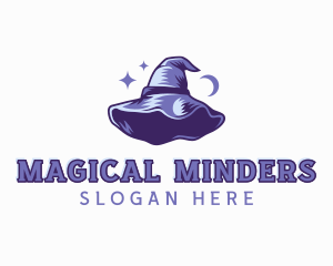 Magical Witch Hat logo design