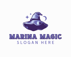 Magical Witch Hat logo design