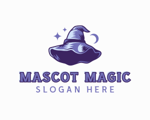 Magical Witch Hat logo design