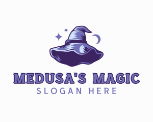 Magical Witch Hat logo design