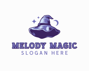 Magical Witch Hat logo design