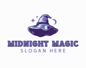 Magical Witch Hat logo design