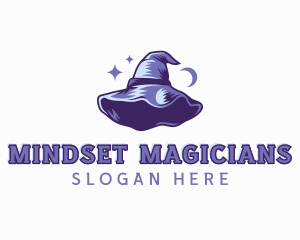 Magical Witch Hat logo design