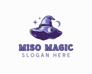 Magical Witch Hat logo design