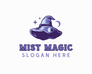 Magical Witch Hat logo design