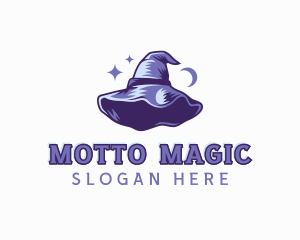 Magical Witch Hat logo design