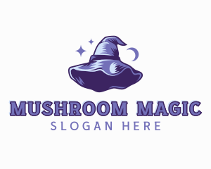 Magical Witch Hat logo design