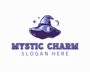 Magical Witch Hat logo design