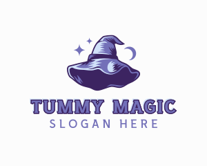 Magical Witch Hat logo design